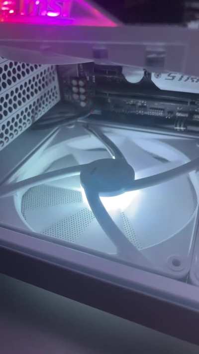 Fan starts and stops