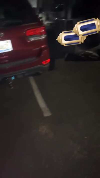 Leaving my apartment to see this&hellip; (I&rsquo;m the Jeep)