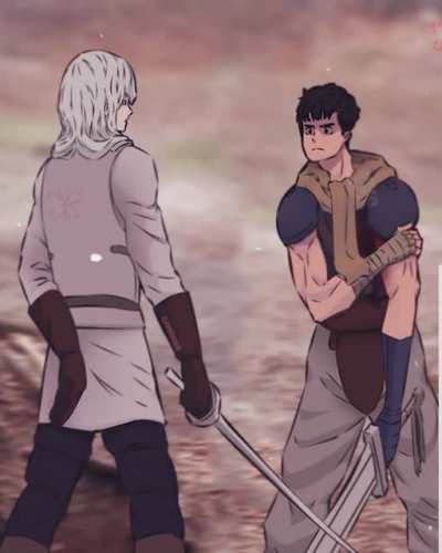 made a "tis but a scratch" meme Berserk version to commemorate Kentaro's masterpiece