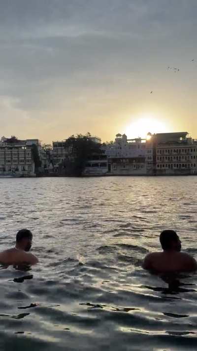 Anyone for Swimming at pichola ..