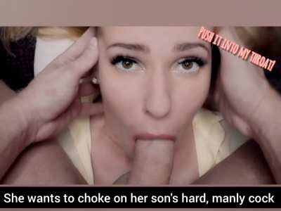 Lay down mom, it&rsquo;s time to put your throat to good use