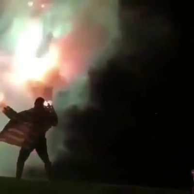 Some madlad had the balls to make a &ldquo;firework suit&rdquo;