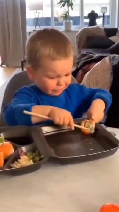 Chobstik make kid angry