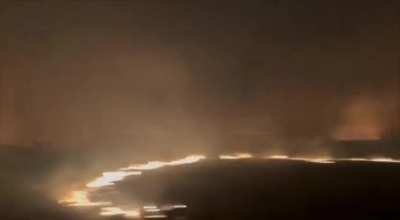 A close up video of the ATACMS Cluster Missile strike that took place at Luhansk Airport today reportedly by Ukraine