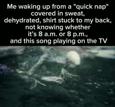 No one woke me up 💔