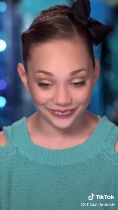 Girl getting kissed on dance moms. Needless to say she didn&rsquo;t like it.