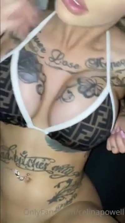 Celina backshots and then she flips over to show her new titties