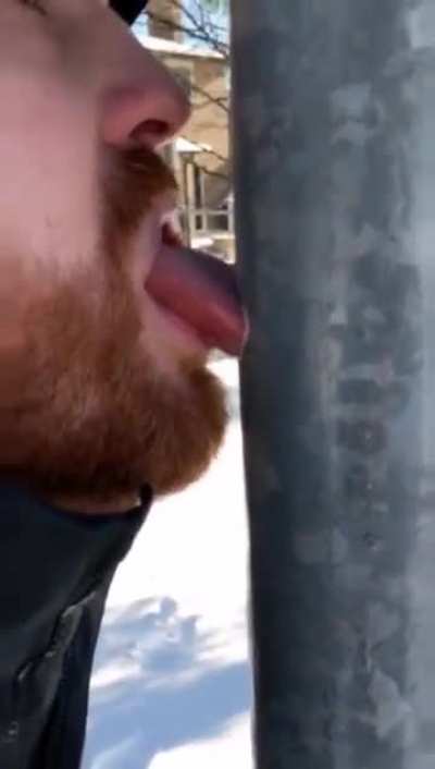 He's really STUCK 