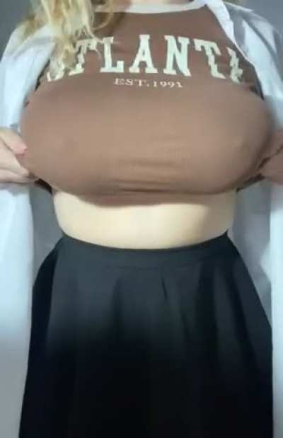 I think my titties decided we&rsquo;re living in anime 🤨