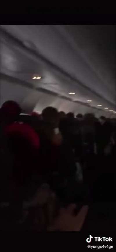 Plane hits turbulence, passengers lose their minds