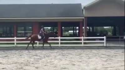 Aliyah on horse