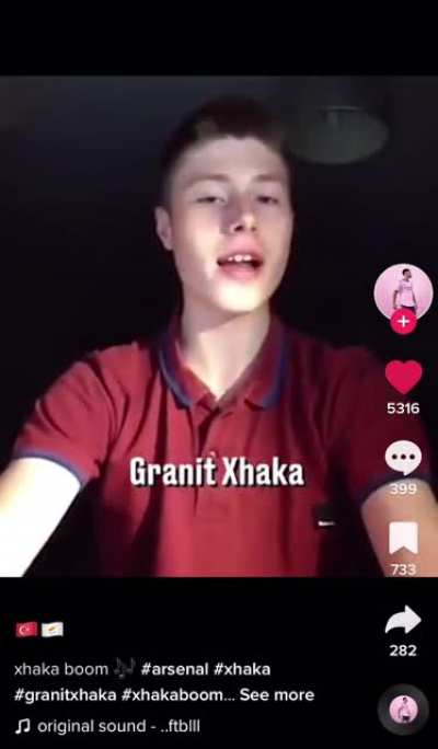 New Xhaka chant I came across on tiktok