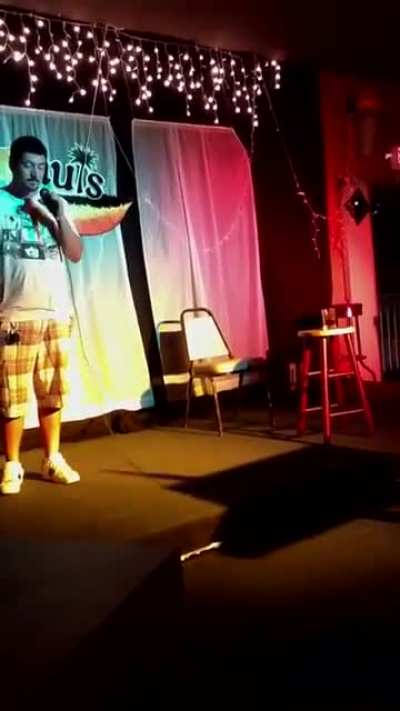 Painfully bad standup set