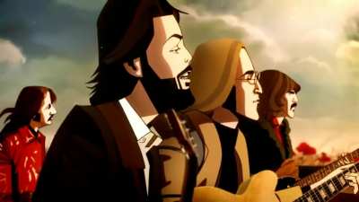 Okay now that we agree the intro is awesome, can we agree that the animated outro for The Beatles Rockband is awesome as well?