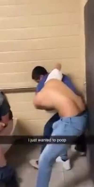 Dude just wanted to poop