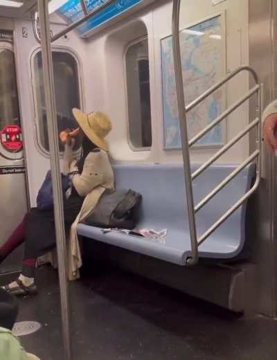 Trashy on public transport