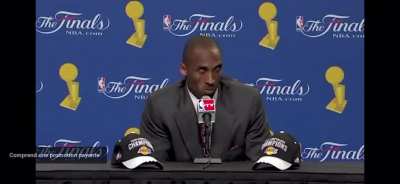 Don&rsquo;t celebrate too early, act like Kobe