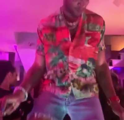 Cudi getting lit to baby keem