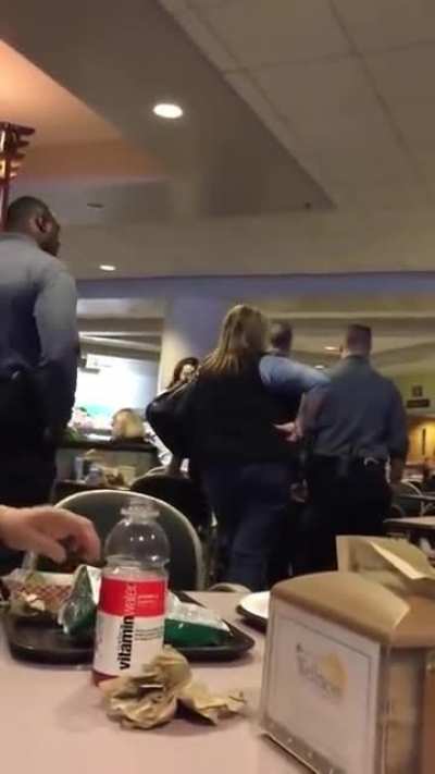 Random woman comes sits at another woman&rsquo;s table because her baby was crying&hellip;