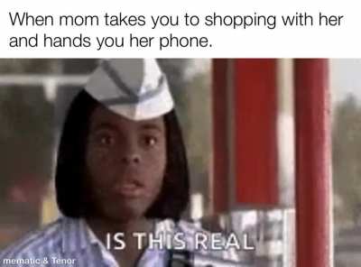 Mom is this really you?!