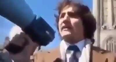 A young Trudeau out protesting against the government&hellip; 😂