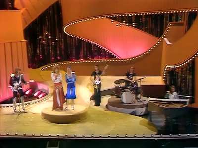 ABBA sings "Waterloo" in 1974, becoming Sweden's first winner of the Eurovision Song Contest (and propelling the group to instant stardom)