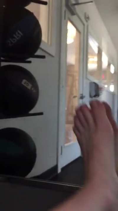 Cold glass + sweaty feet 😈