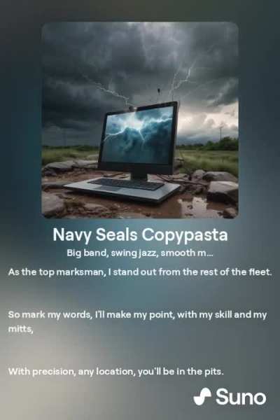 Navy Seal Copypasta in the style of Frank Sinatra