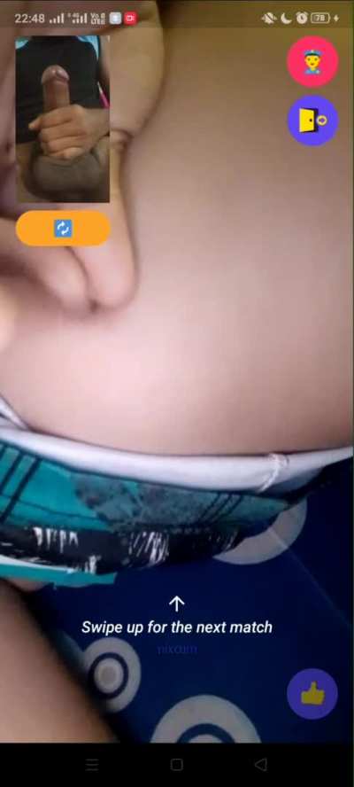 MonkeyApp 18 y/o chick made me cum...💦