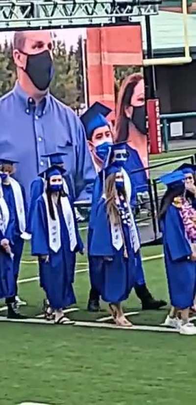 My brother graduated