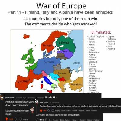 As per Public request, here's the "War of Yurop"'s final Video rendition. Hope you enjoyed it &uarr;