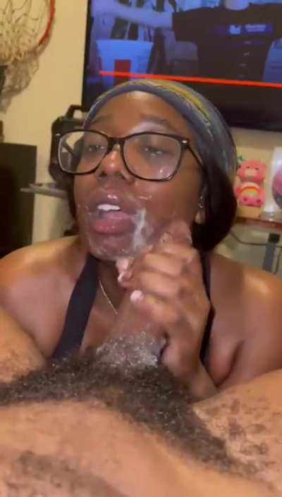"I love Cumshots" Messy Face 😍🍆💦🎯 #BigDrop# 104 Gb full Vids folder link in comments 👇