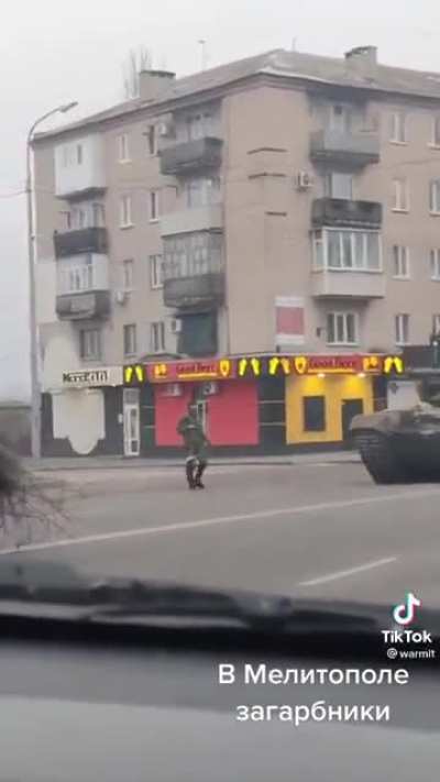 Russian military in Melitopol