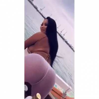 Twerking on a boat