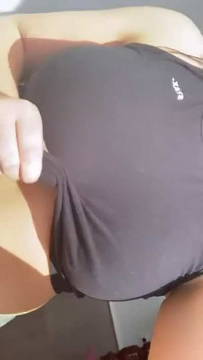 I hope my titty drop gave you a nice surprise 😏 [OC]