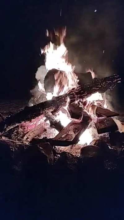 sold my bonfire and had enough for a six pack and some wood so I'm having a bonfire...