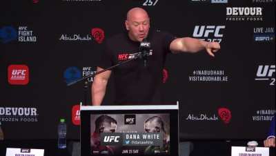 It&rsquo;s PPV day, Dana Whites got something to say 👮🏻&zwj;♂️