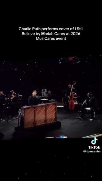 Charlie Puth performs I Still Believe at MusiCares