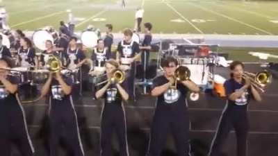 I was never this cool when I was in band
