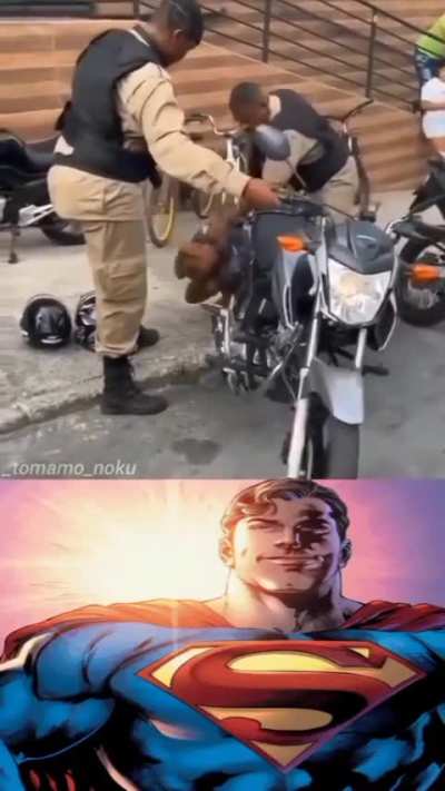 Depois dizem que Policial n&atilde;o &eacute; Her&oacute;i 🥸