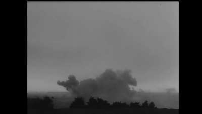 German newsreel showing the heavy fightings in the Bayeux area, Normandy, July 1944