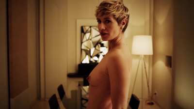 Cecile De France showing her rockin' nude body in The New Pope (2020) - from 4K release