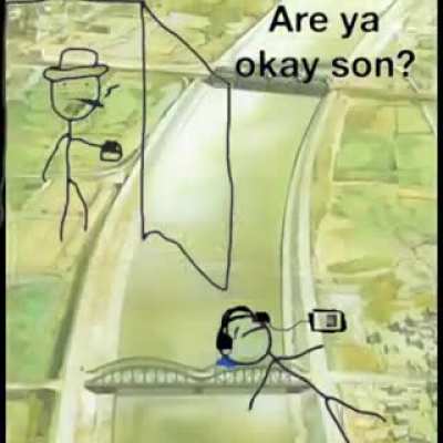 "You good son?"