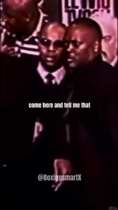 "I'll f*ck you 'til you love me!" - Considering the fact that this event happened after Mike Tyson came out of prison, surely, he really meant everything he just said... The most brutal quote that I've ever read in my entire life is "Rape is not about sex