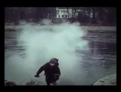 Skipping Rocks across the river