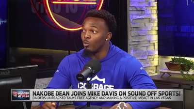Nakobe Dean on his connection to Vegas, impressions of Fernando Mendoza &amp;amp; Maxx Crosby etc🏴&zwj;☠️