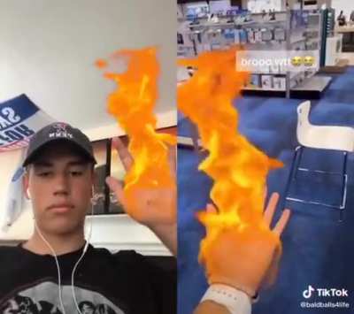 Ouch fire hurt