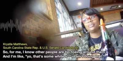 Current South Carolina State Rep., Krystle Matthews&rsquo;, anti-white take on White People