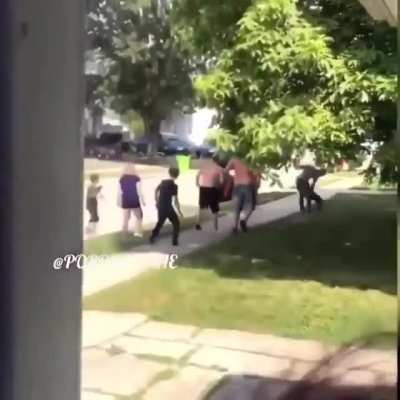 I'm not even sure what is going on here. Siccing dogs on people?