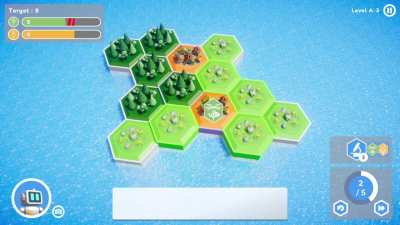 I&rsquo;m developing my puzzle game solo, Hex Harmony. It&rsquo;s a calm game where you need to find the balance between Nature and Humanity.